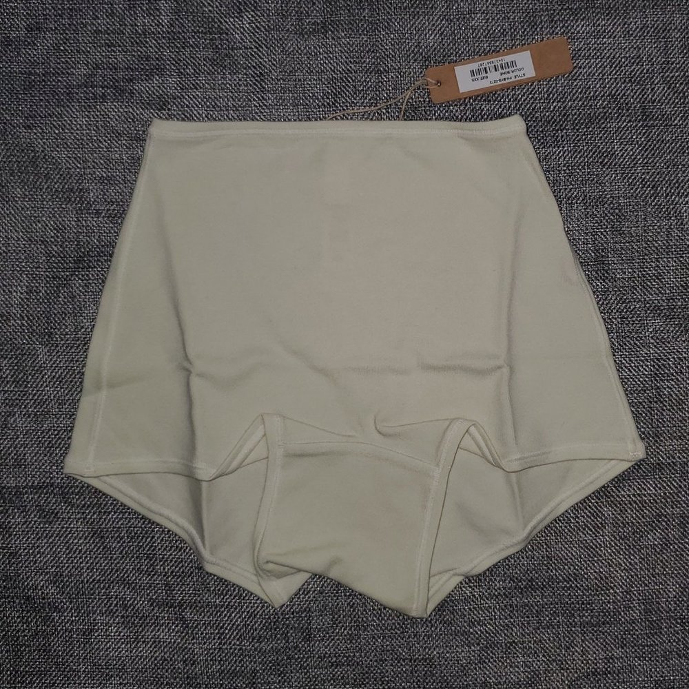 NWT SKIMS XXS Cotton Jersey Boyshort BONE